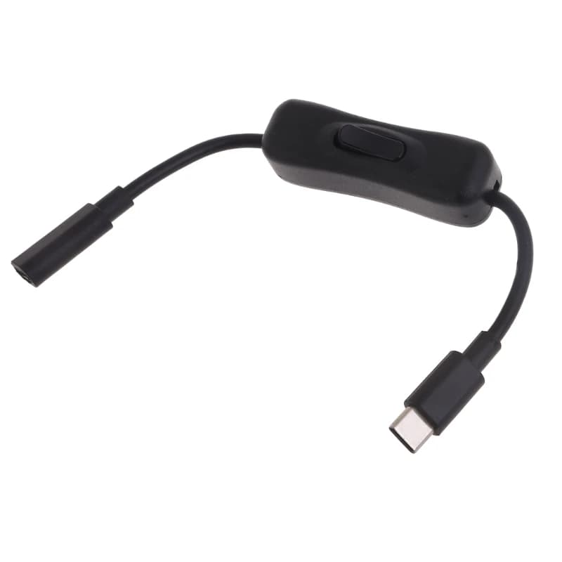 Câble d'extension USB C avec interrupteurs marche/arrêt – Parfait pour le chargement et le transfert