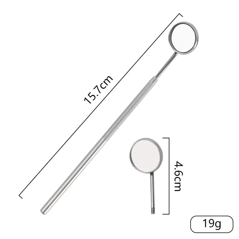 Miroir de contrôle d'extension de cils, Anti-fuite et bouclage des racines, miroir d'inspection bucc