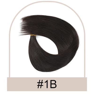 Extensions de cheveux à fil invisible avec bandeau transparent, taille réglable, clips sécurisés amo