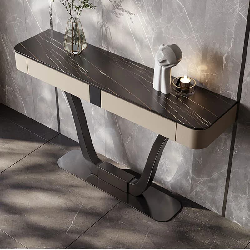 Table Console minimaliste moderne de luxe à la mode beauté Table Console nordique Design Hall d'entr