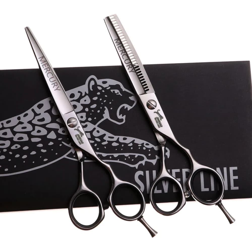 Ciseaux à cheveux professionnels 5 "/5.5"/6 "/6.5"/7 ", ensemble de ciseaux de coiffure, coupe + cis