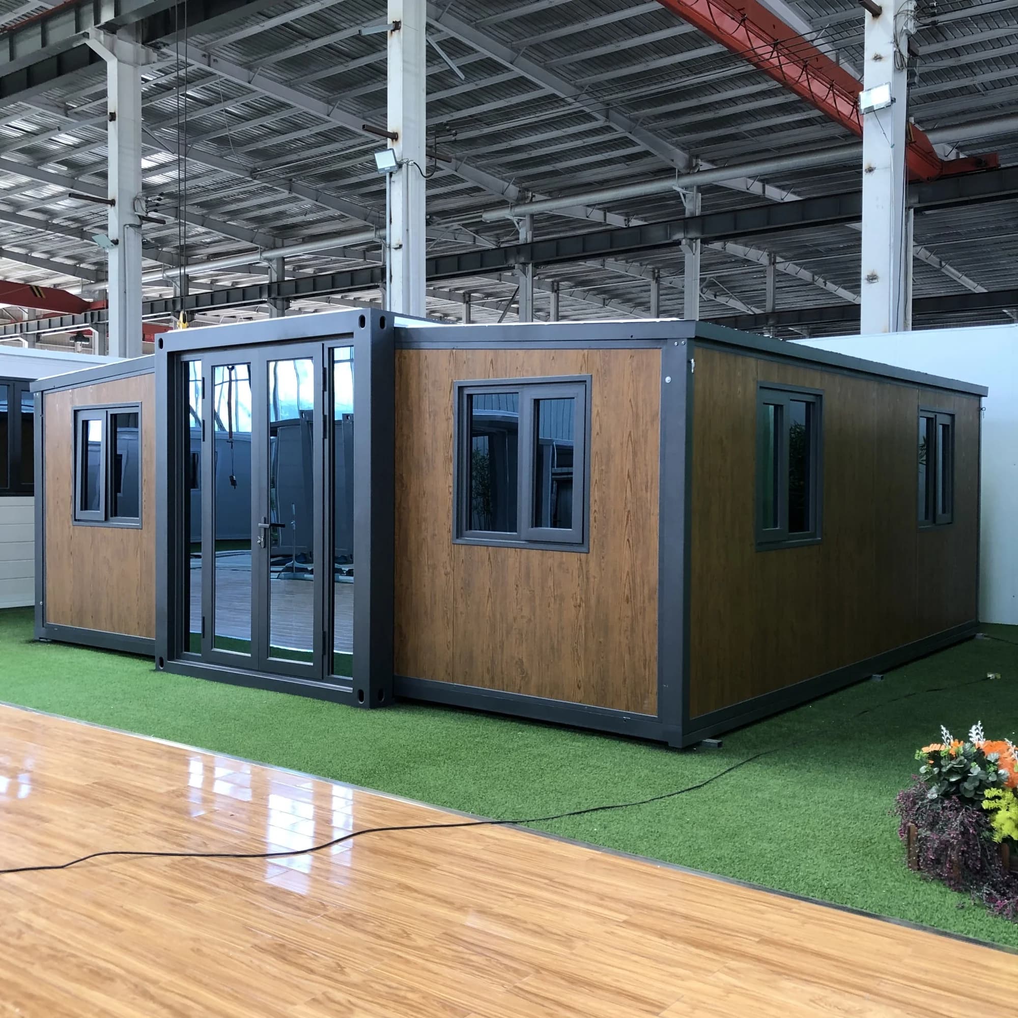 Maison extensible préfabriquée de 40 pieds entièrement meublée et personnalisée, villa préfabriquée 