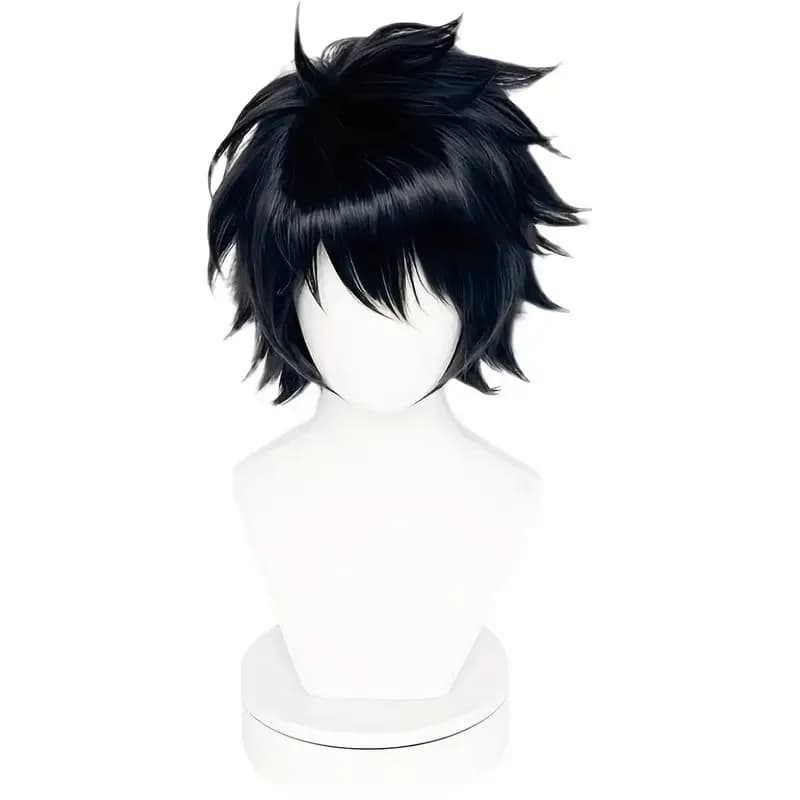 L · Lawliet Cos perruque Anime mort NOTE détective L rôle chapeaux balle Cosplay cheveux accessoires