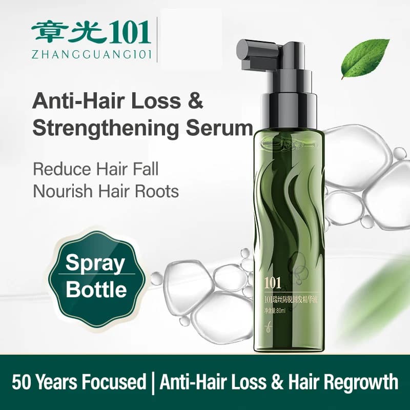 ZHANGGUANG 101 80ml Tonique Anti-chute de cheveux puissant Anti-chute de cheveux thérapie de phytoth