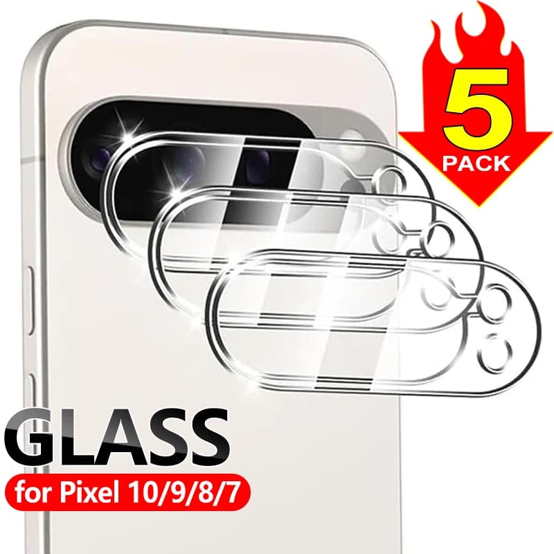 Protecteur d'objectif de caméra pour Google Pixel 10 9 8 7 Pro, Films de protection en verre trempé 