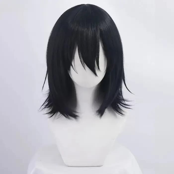Perruque de cosplay Anime Fyodor Dostoevsky, noire, avec cuir chevelu simulé, cheveux résistants à la chaleur, perruques Fyodor D Dostoevsky