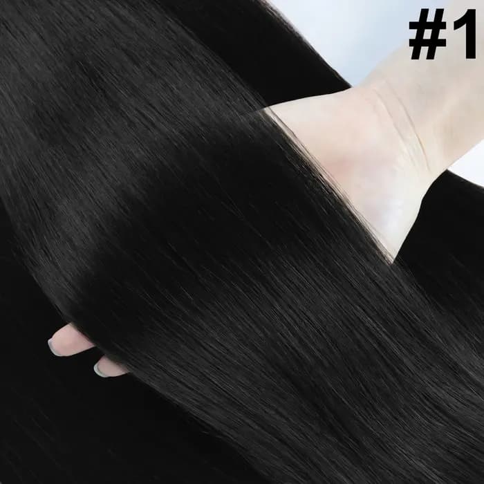 Extensions de cheveux Halo 100% cheveux humains, extensions à clipser avec fil invisible, ligne de p