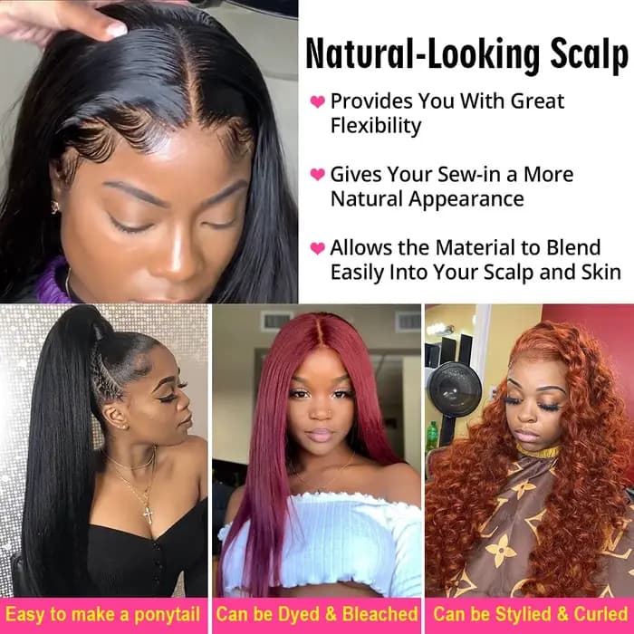 AliPearl cheveux 100% cheveux humains paquets avec 4x4 dentelle fermeture brésilienne cheveux raides armure 3 paquets Ali perle Extension de cheveux