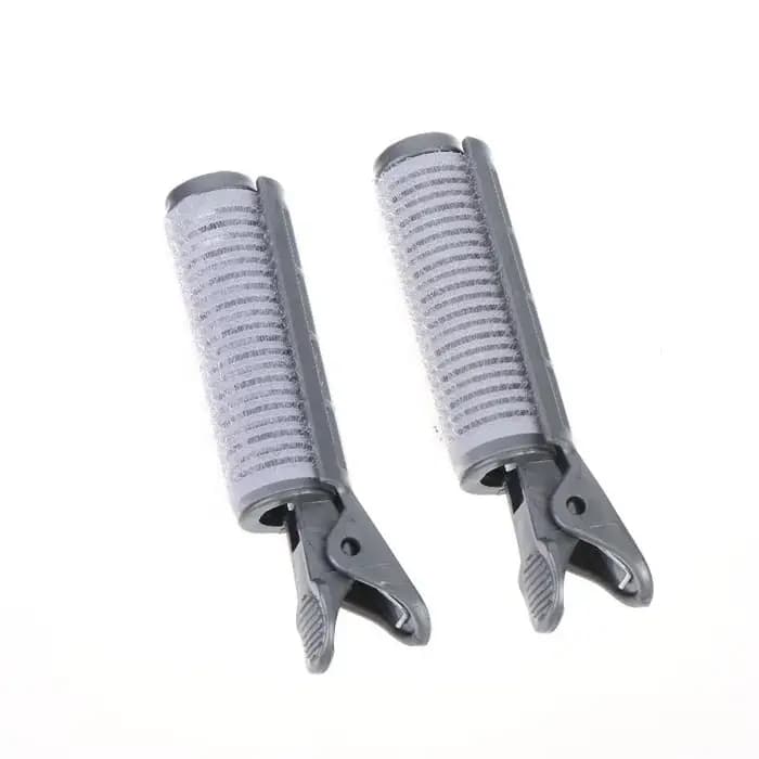 2 pièces Tiges de permanente de salon sans chaleur, durables, pour coiffure, antidérapantes, clips d