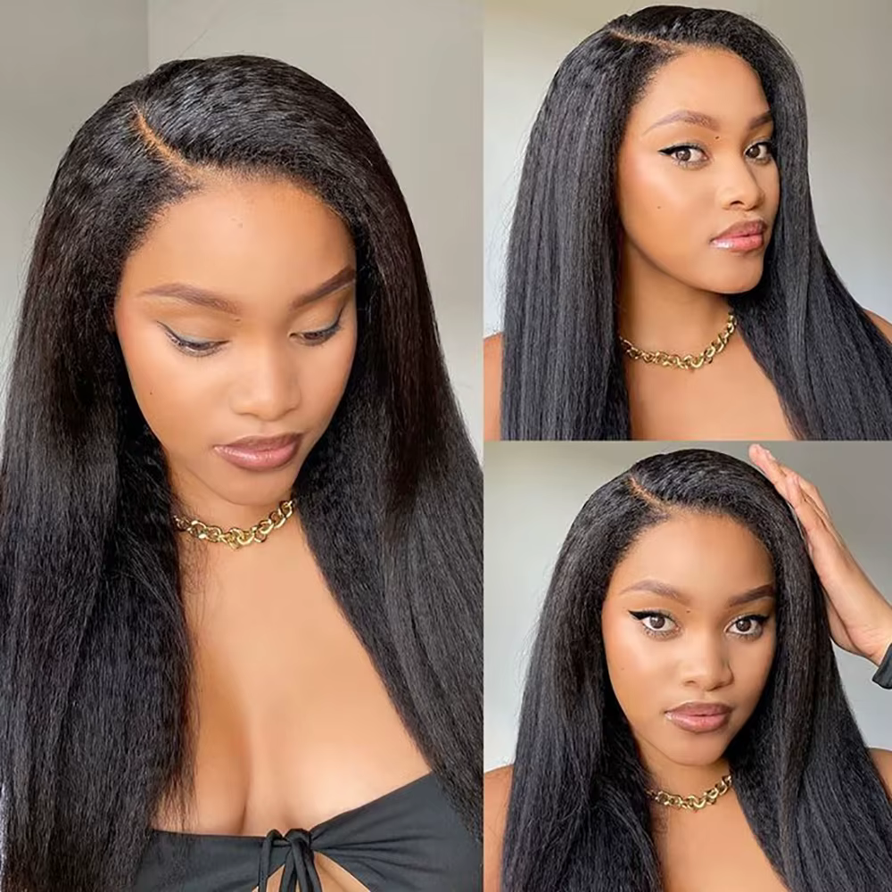 Kinky Straight Tissage Cheveux Humains Extension Cheveux 32 Inch Tissage Brésilienne 100% Human Hair