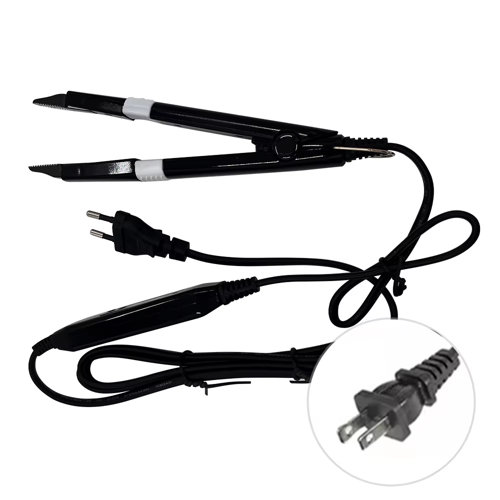  Kit professionnel d'extensions capillaires à lumière UV, ensemble complet avec colle, machine de r