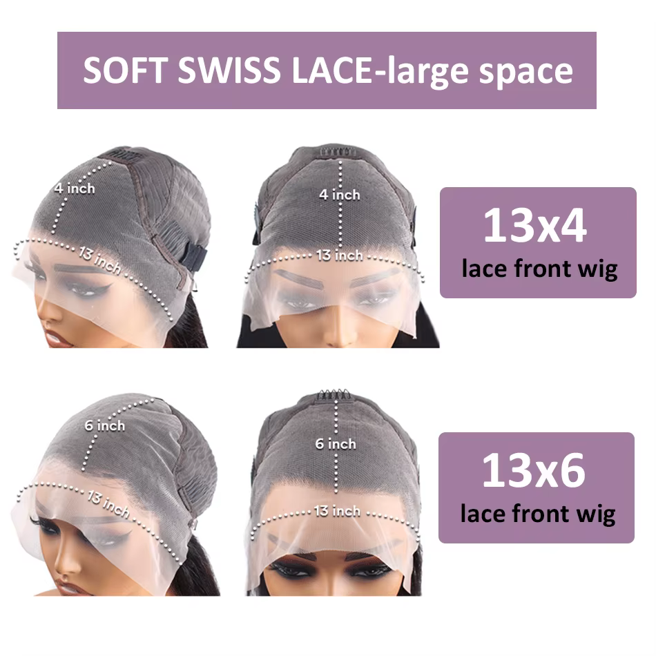 Perruques Lace Front HD transparentes 13X4 13X6 à ondulations aquatiques, perruques Lace Frontal à o