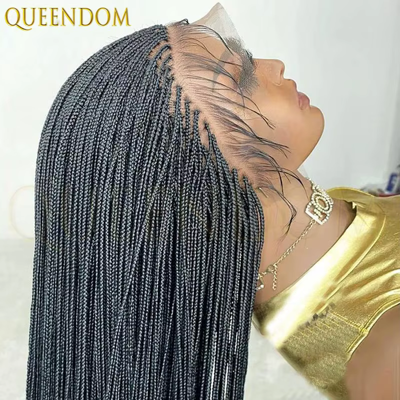 Perruque Dreadlock synthétique de 12 pouces pour femmes noires, cheveux synthétiques tressés courts 