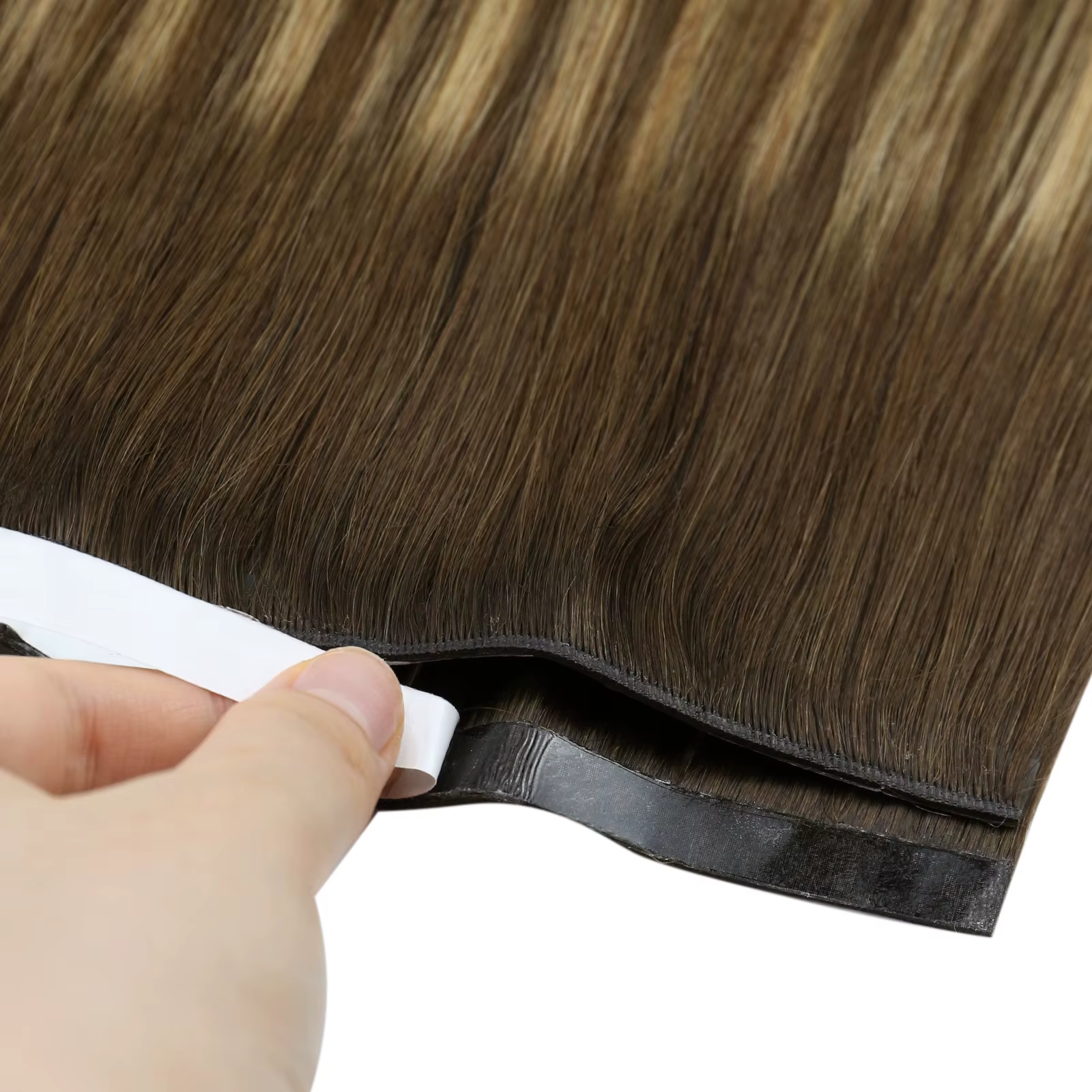 [NOUVEAU] Ugeat Remy bande dans les Extensions génie réel trame de cheveux humains bande Pu dans les