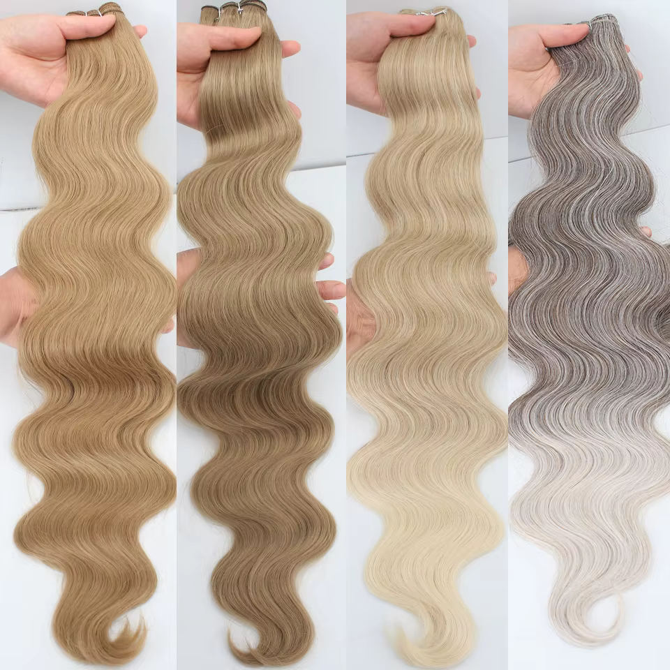 Mèches synthétiques Body Wave en Fiber synthétique Bio haute température pour femmes, 30 pouces, 200