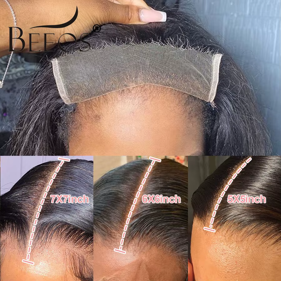 Perruque noire de jais avec fermeture en dentelle transparente, perruques de cheveux humains, vêteme