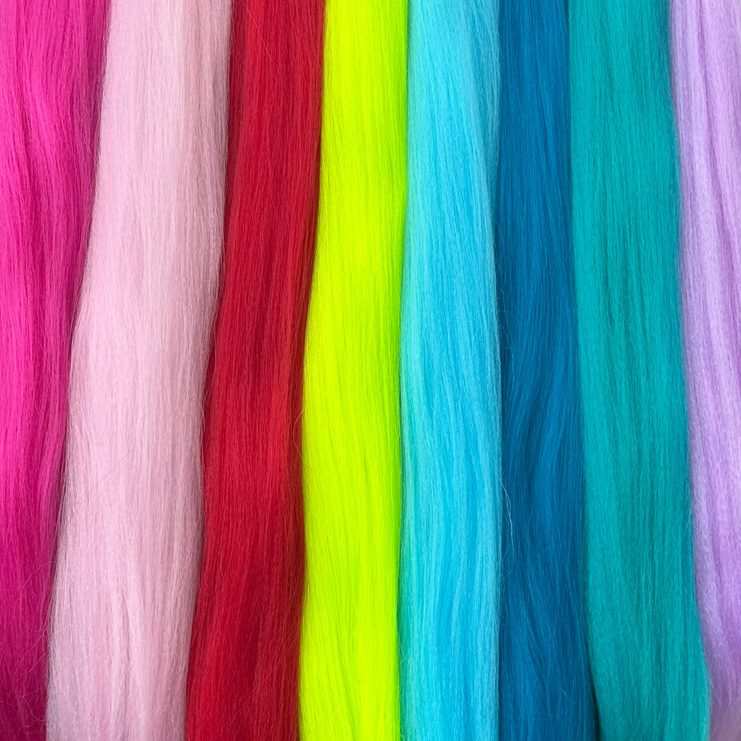 Queue de cheval synthétique longue et lisse de 28 pouces, queue de cheval tressée violette avec élas