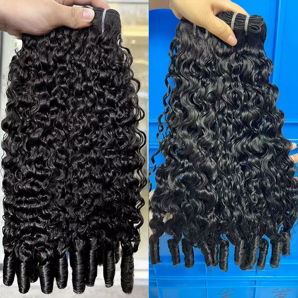 Extensions de cheveux humains bouclés birmans 15A, qualité supérieure, 28 pouces, tissage de cheveux