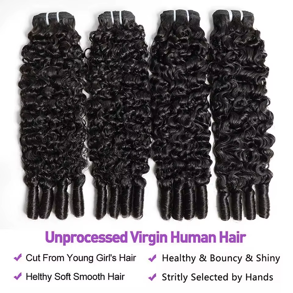 Extensions de cheveux humains bouclés birmans 15A, qualité supérieure, 28 pouces, tissage de cheveux