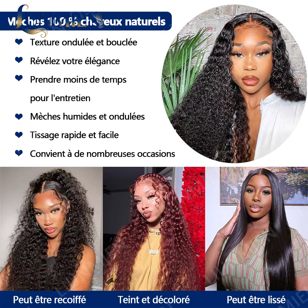 Tissage Cheveux Humains,Bundles Human Hair Extensions Cheveux,Meche Cheveux à Tresser,Tissage Bresil