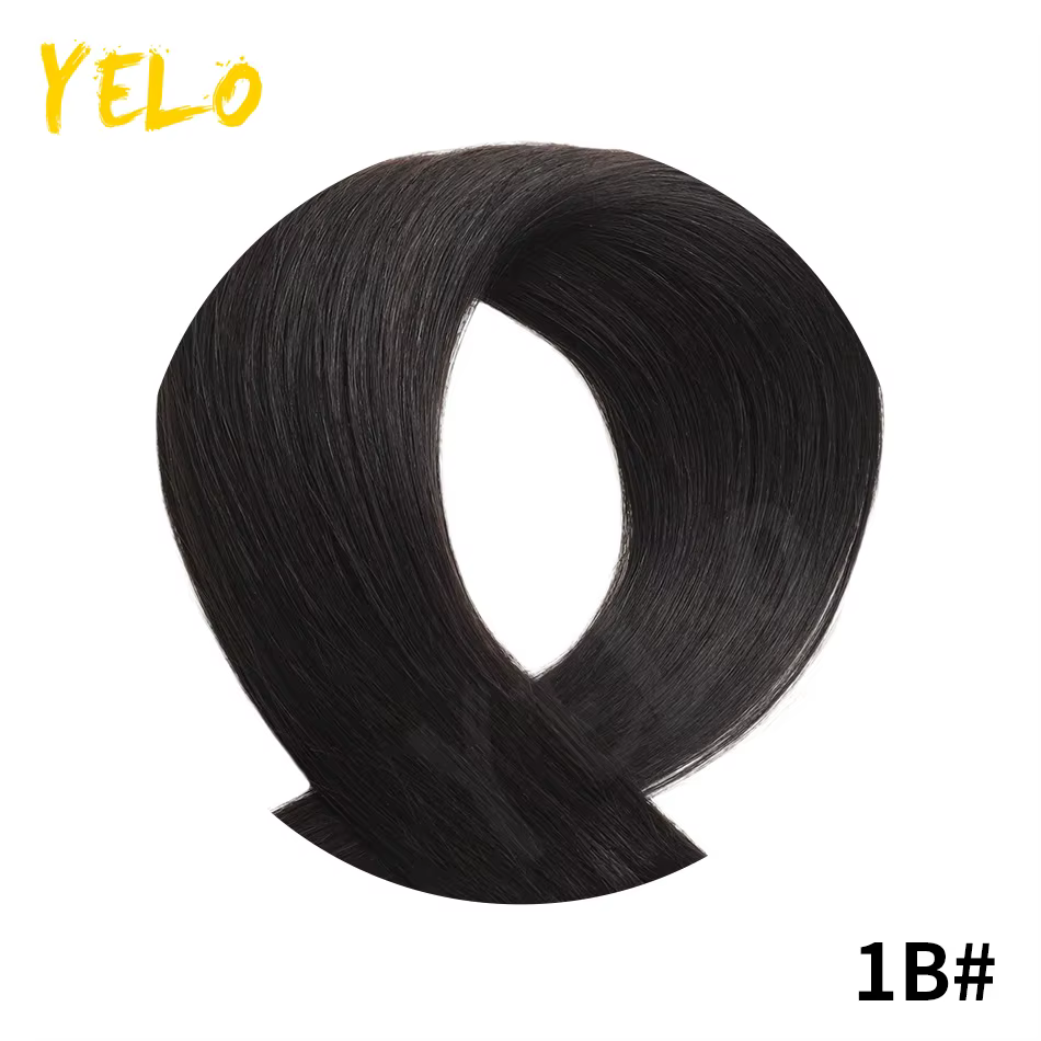 Extensions de cheveux à bandes adhésives 100% cheveux humains Remy lisses 50g une pièce 80cm de larg