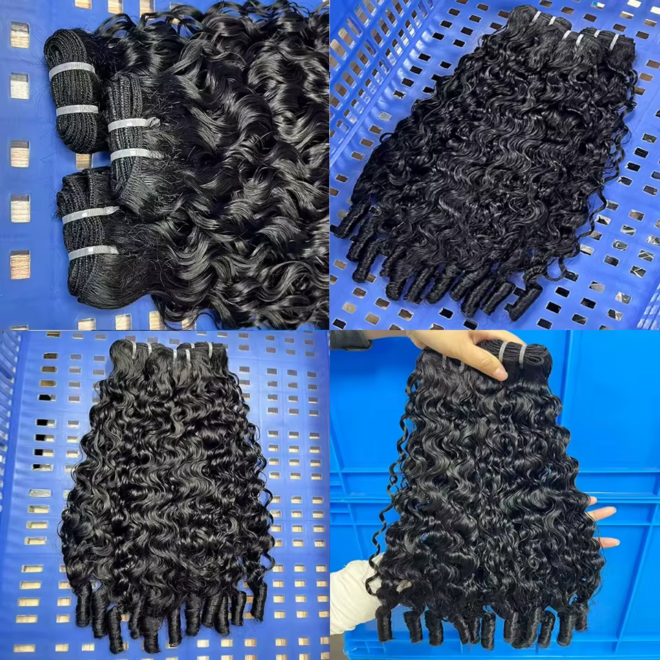 Extensions de cheveux humains bouclés birmans 15A, qualité supérieure, 28 pouces, tissage de cheveux