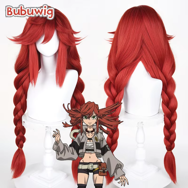 Bubuwig cheveux synthétiques Riyo Reaper Cosplay perruques Anime Gachiakuta Riyo Reaper 95 cm longue