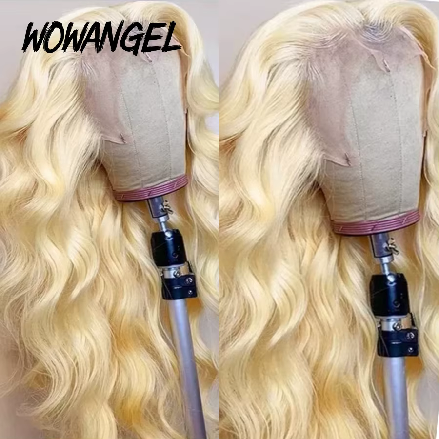 Perruque Lace Frontal Wig sans colle naturelle, 32 pouces, 250%, 13x6, HD, peau fondue, cuir chevelu