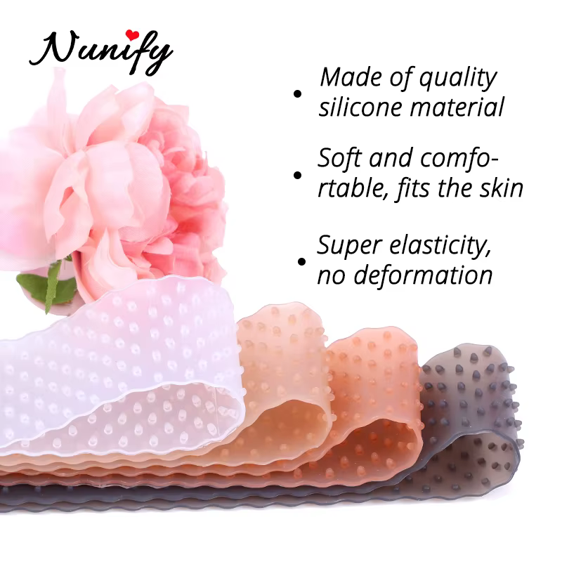 Petit bandeau en Silicone pour fixer la perruque sans colle, bandeau noir antidérapant en Silicone,