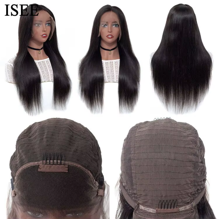 250% densité droite dentelle avant perruques de cheveux humains pour les femmes malaisienne droite d