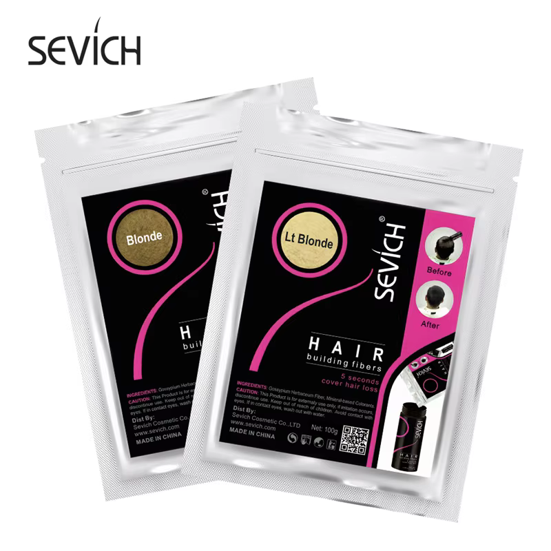 Sevich 500g fibre de renforcement des cheveux 10 couleurs kératine poudres Fibers fibre de repousse 