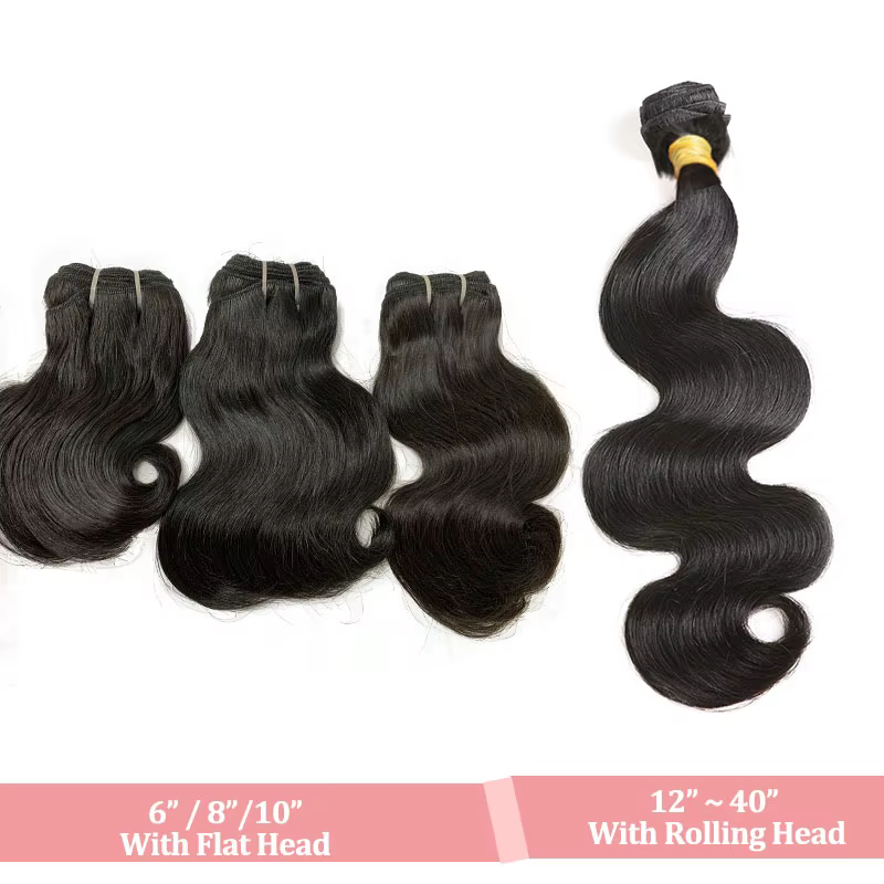 Tissage en lot brésilien naturel Body Wave, couleur naturelle, cheveux vierges crus, 8 à 34 pouces, 