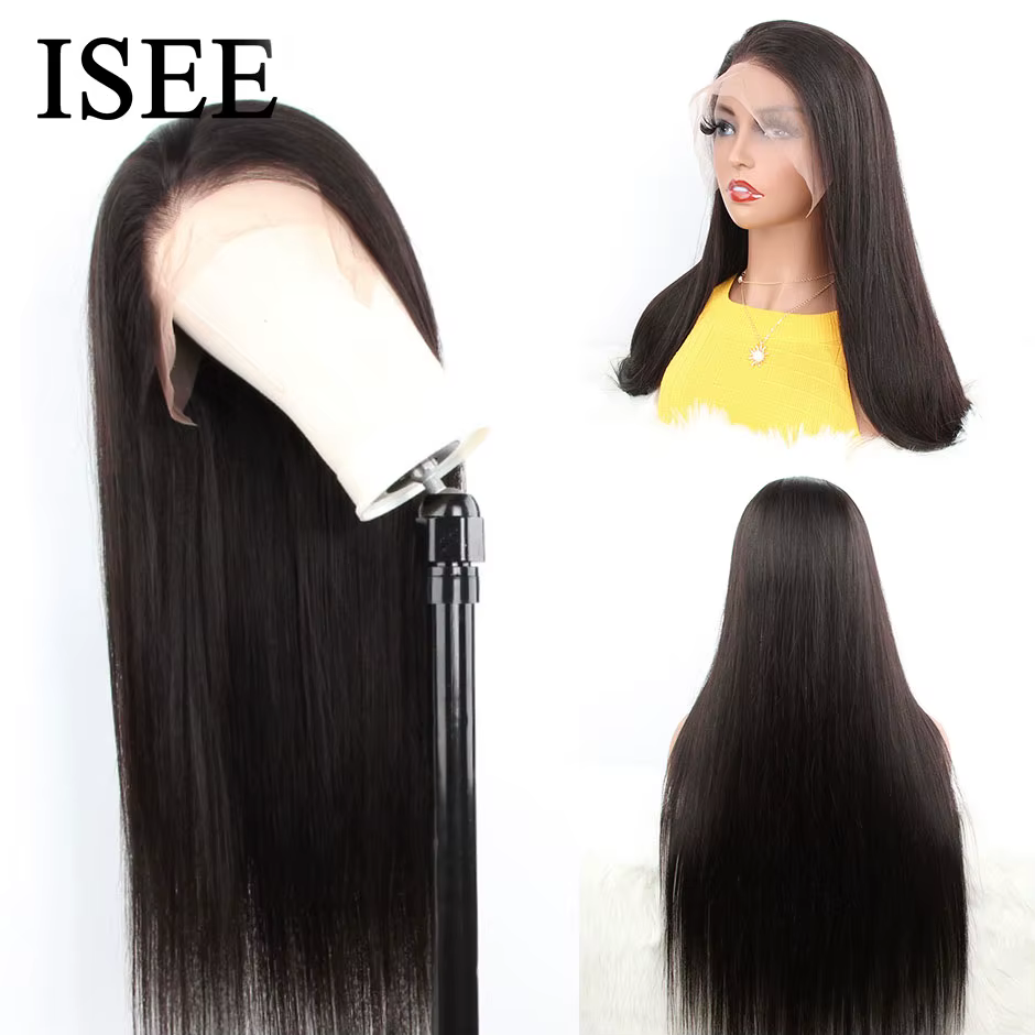 250% densité droite dentelle avant perruques de cheveux humains pour les femmes malaisienne droite d