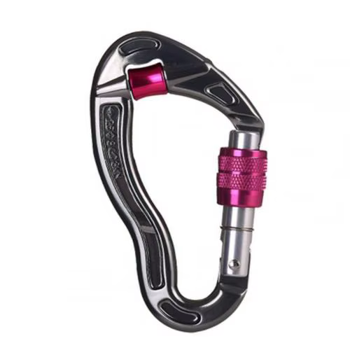 Clip d'escalade indéformable, Clips de verrouillage, haute dureté, anti-rayures, pratique, équipemen