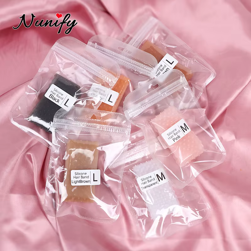 Petit bandeau en Silicone pour fixer la perruque sans colle, bandeau noir antidérapant en Silicone,