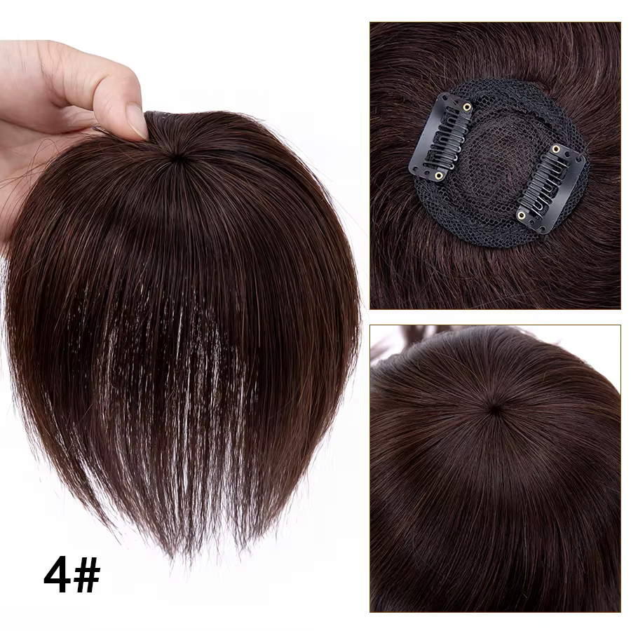 Leeons-Extensions de Cheveux Respirants pour Femme, 2 Clips en une Seule Pièce, Augmente la toire de
