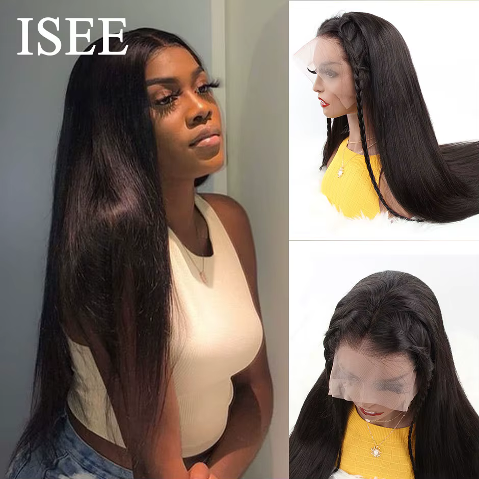 250% densité droite dentelle avant perruques de cheveux humains pour les femmes malaisienne droite d