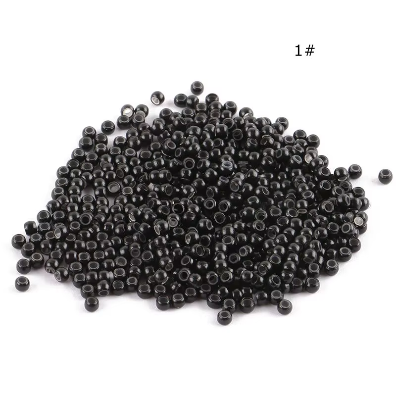 Nano anneaux en silicone marron pour Extensions de cheveux, 1000 pièces/lot, 5 #, micro anneaux 3.0m