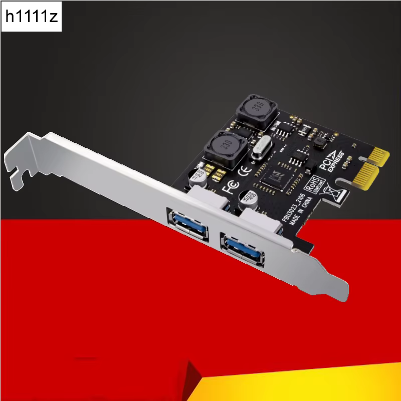Adaptateur USB 3.0 PCI Express PCI e vers 2 ports USB 3 carte adaptateur d'extension USB3 PCIe PCI-e
