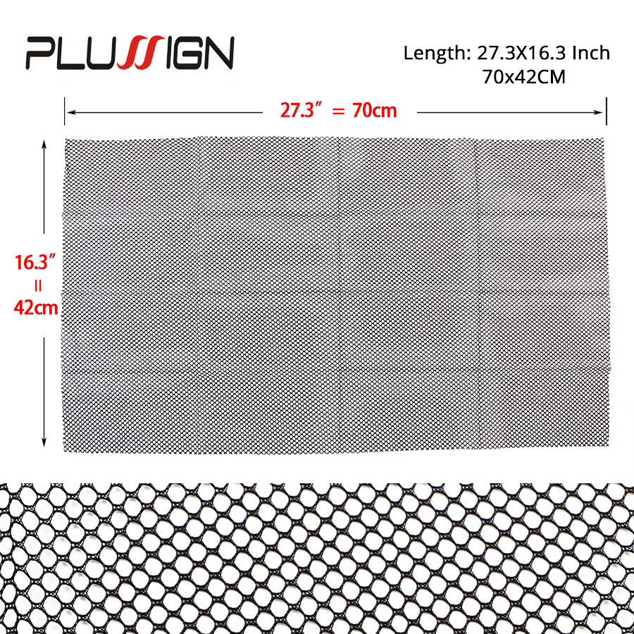 Plussign – filet en dentelle suisse, nouveau Style coupé et créer pour la fabrication de perruque en