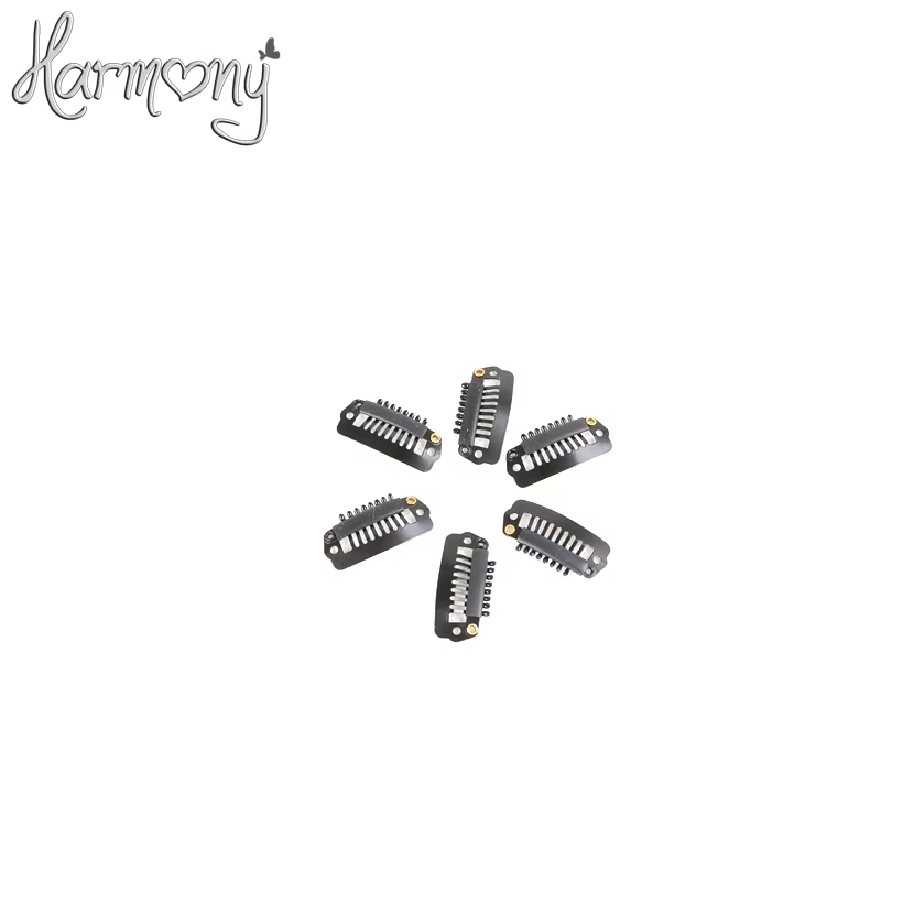 Petites extensions de cheveux I-Shape, clips Liness, 8 dents, 6 couleurs au choix, 100 cm, 2.8 pièce