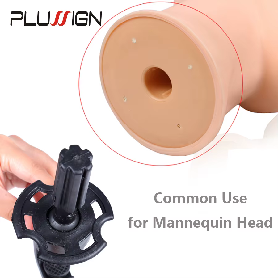 Modèle réglable Mannequin formation tête perruque support support bureau Table pince couleur noire 1