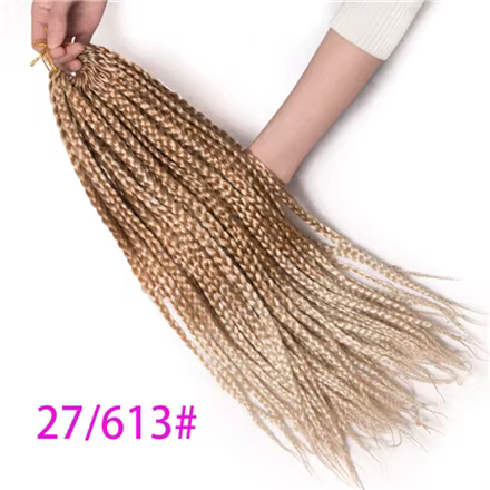VERVES boîte tresses cheveux synthétiques 14 pouces et 18 pouces Extensions de cheveux au Crochet 22