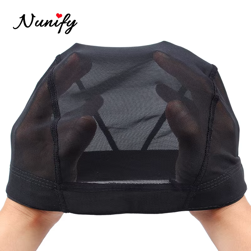 Nunify S/M/L Spandex maille dôme perruque casquette plus facile coudre dans les cheveux extensible t