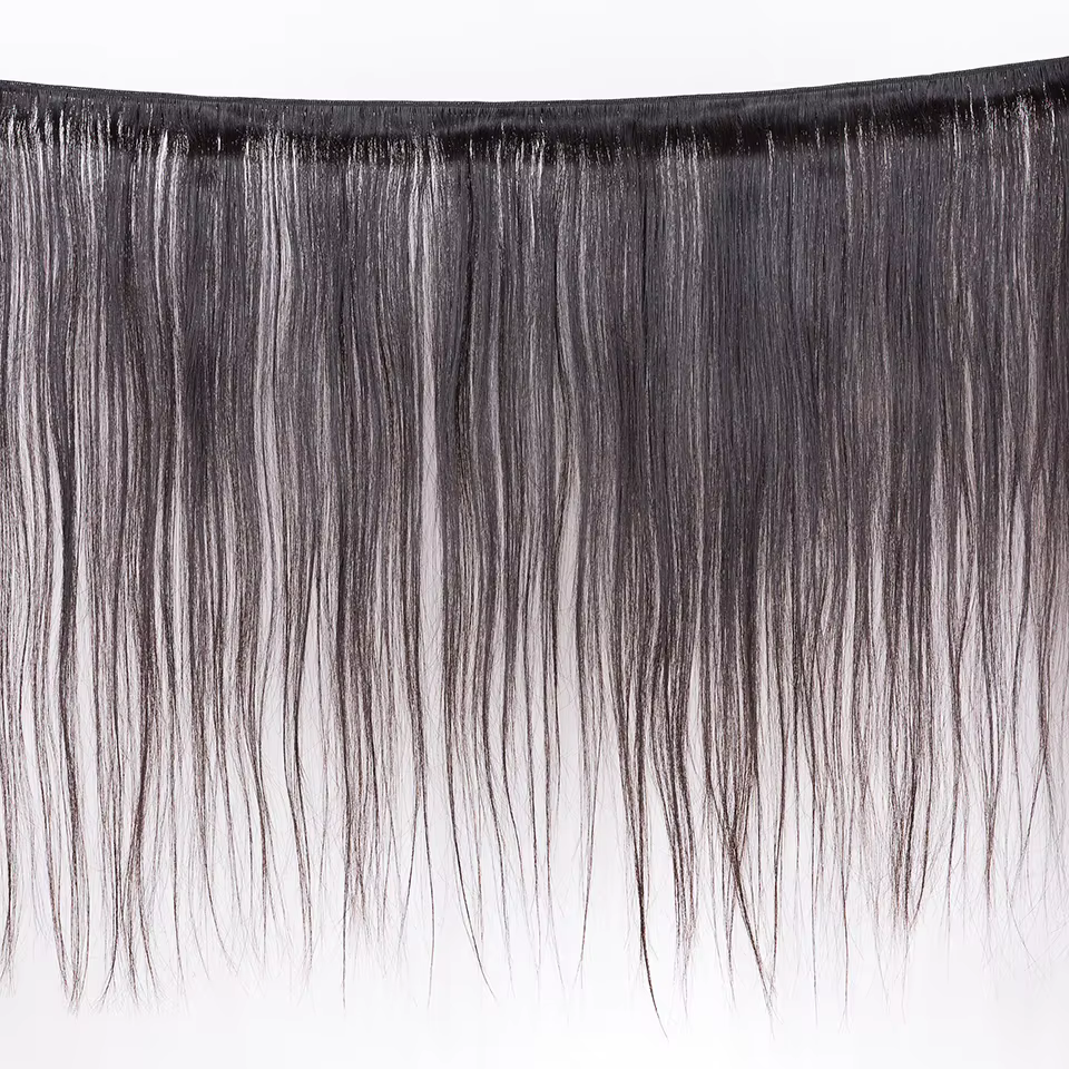 MOCHA Hair – mèches brésiliennes 100% naturelles, cheveux vierges, lisses, 10A, avec Lace Closure 4*