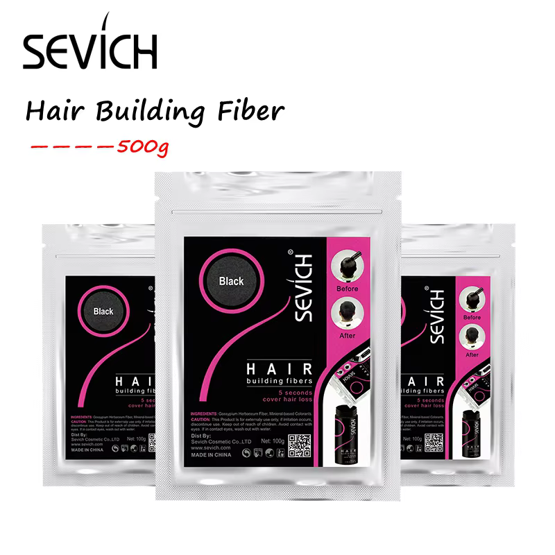 SEVICH – Fiber de cheveux à la kératine, 500g, traitement de perte de cheveux humains, soins de coul