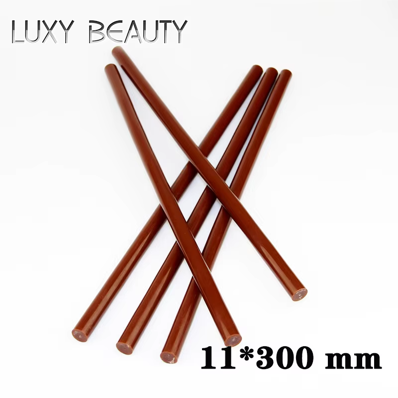 Bâtons de colle thermofusible 5 pièce/paquet pour Extensions de cheveux 300*11mm bâtons de colle the
