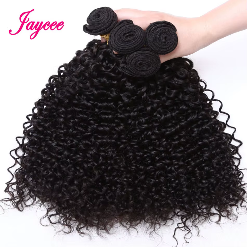 12A Extension de Cheveux bouclés crépus mongols 1/3 paquets traiter tissage de Cheveux humains Tissa