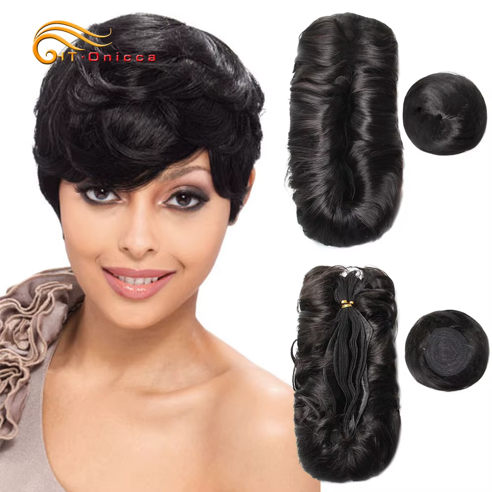 28 pièces paquets de cheveux humains bouclés paquets d'armure de cheveux brésiliens paquets de cheve