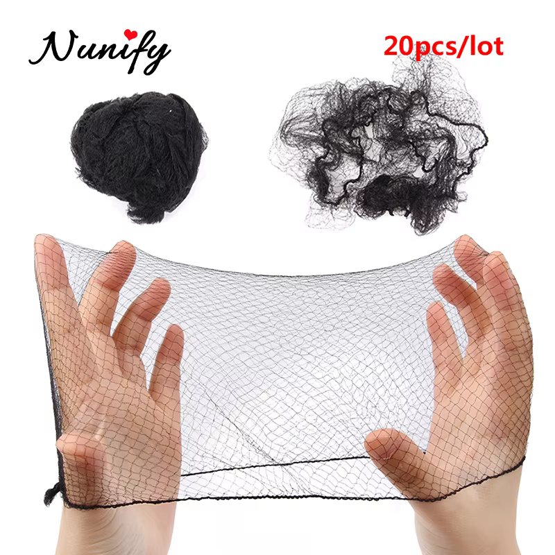 Nunify 5Mm filets à cheveux en Nylon Invisible jetable filet à cheveux Ballet danse Snoods filet chi